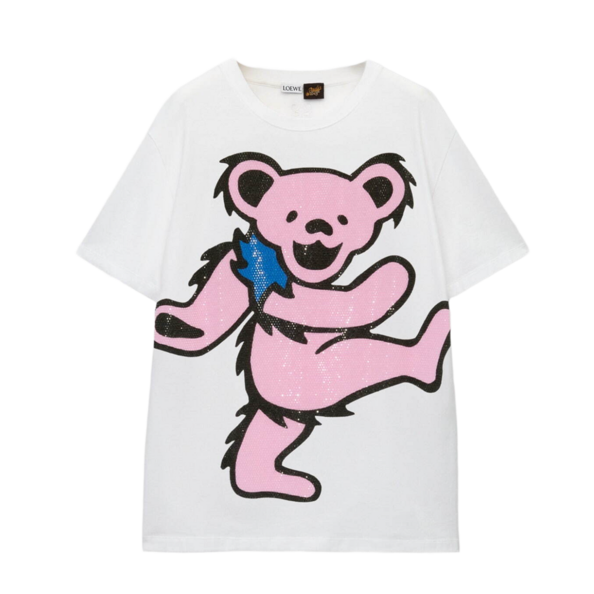 Loewe x Paula's Ibiza 'Grateful Dead' White Crystal Tee