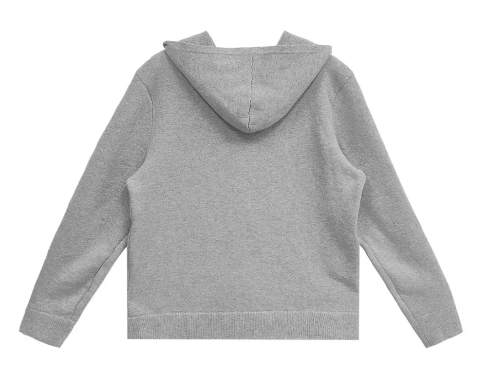 Chrome Hearts 'Grey' Life Sentence Cashmere Hoodie