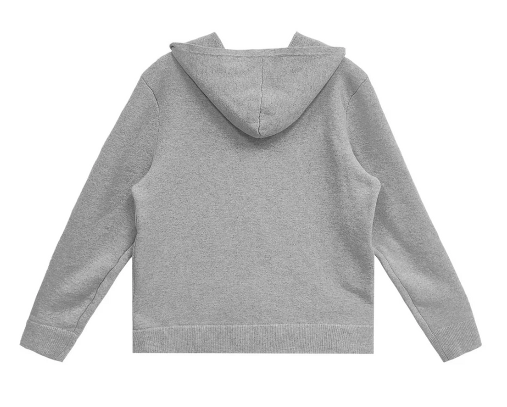 Chrome Hearts 'Grey Cashmere' Embroidered Hoodie
