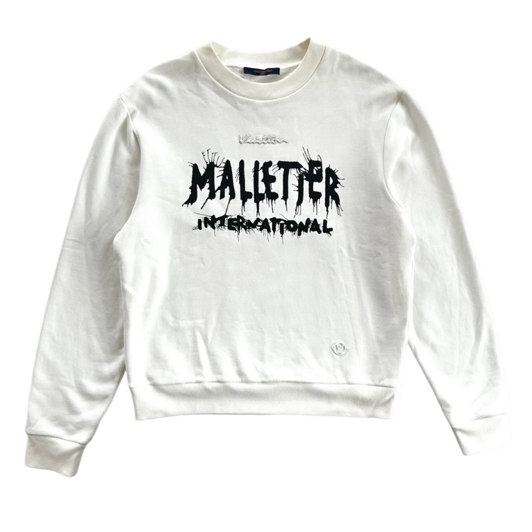 Louis Vuitton 'White' Malietier International Crewneck