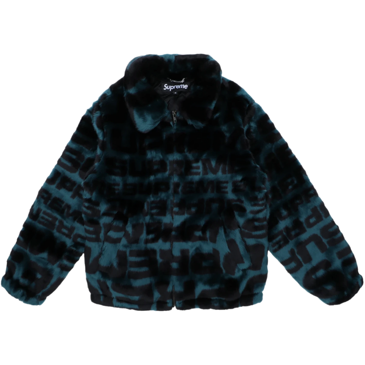 Supreme 'Faux Fur Dark Teal' Repeater Bomber