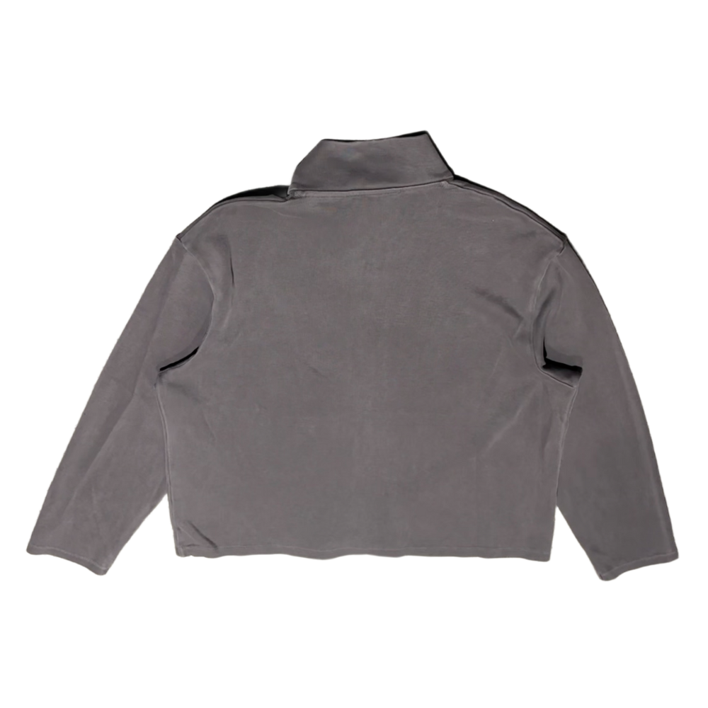 Our Legacy 'Grey' Shrunken Zip Sweater