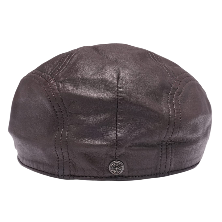 Chrome Hearts Vintage 'Brown' Leather Beret Flat Hat