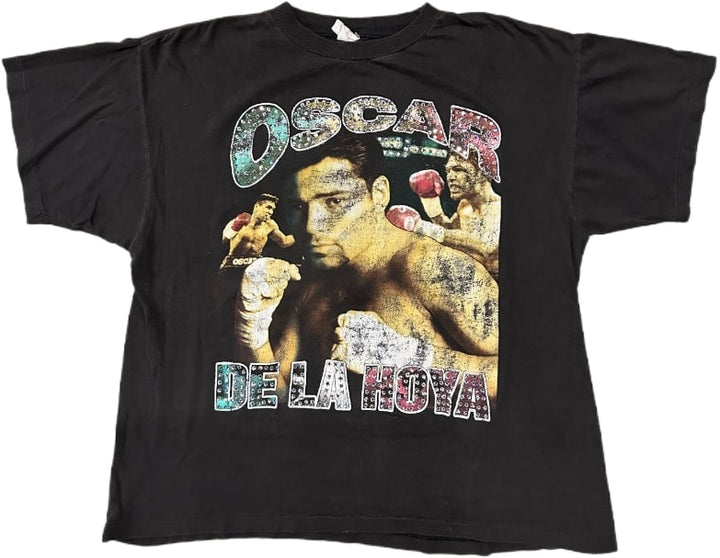 Oscar De La Hoya 'WBC Welterweight' Rhinestone Vintage Tee