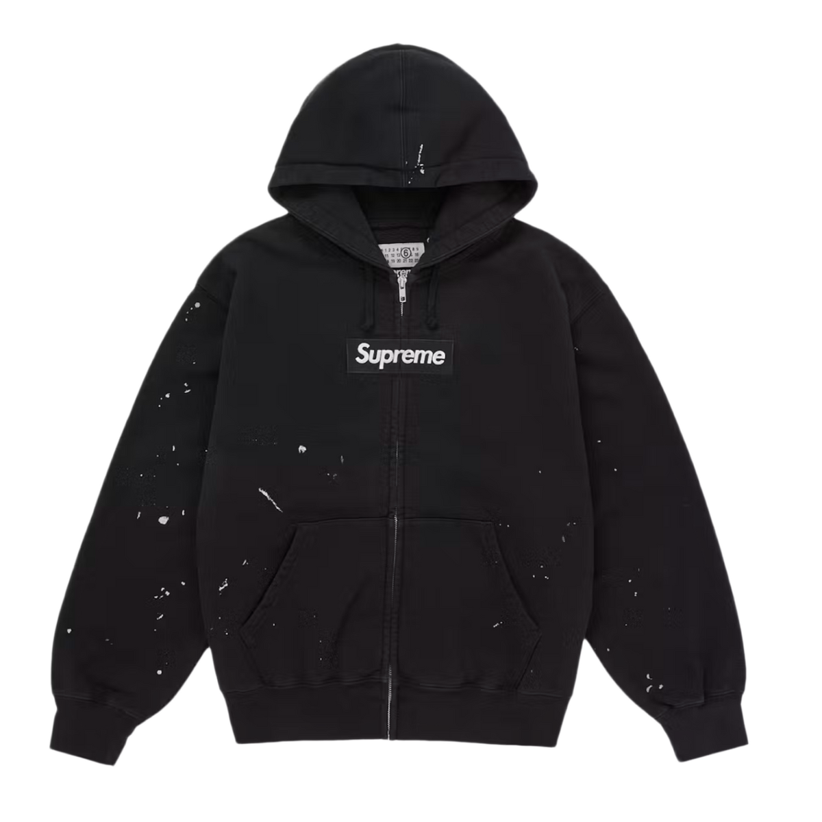 Supreme x Maison Margiela 'Black' Box Logo Zip