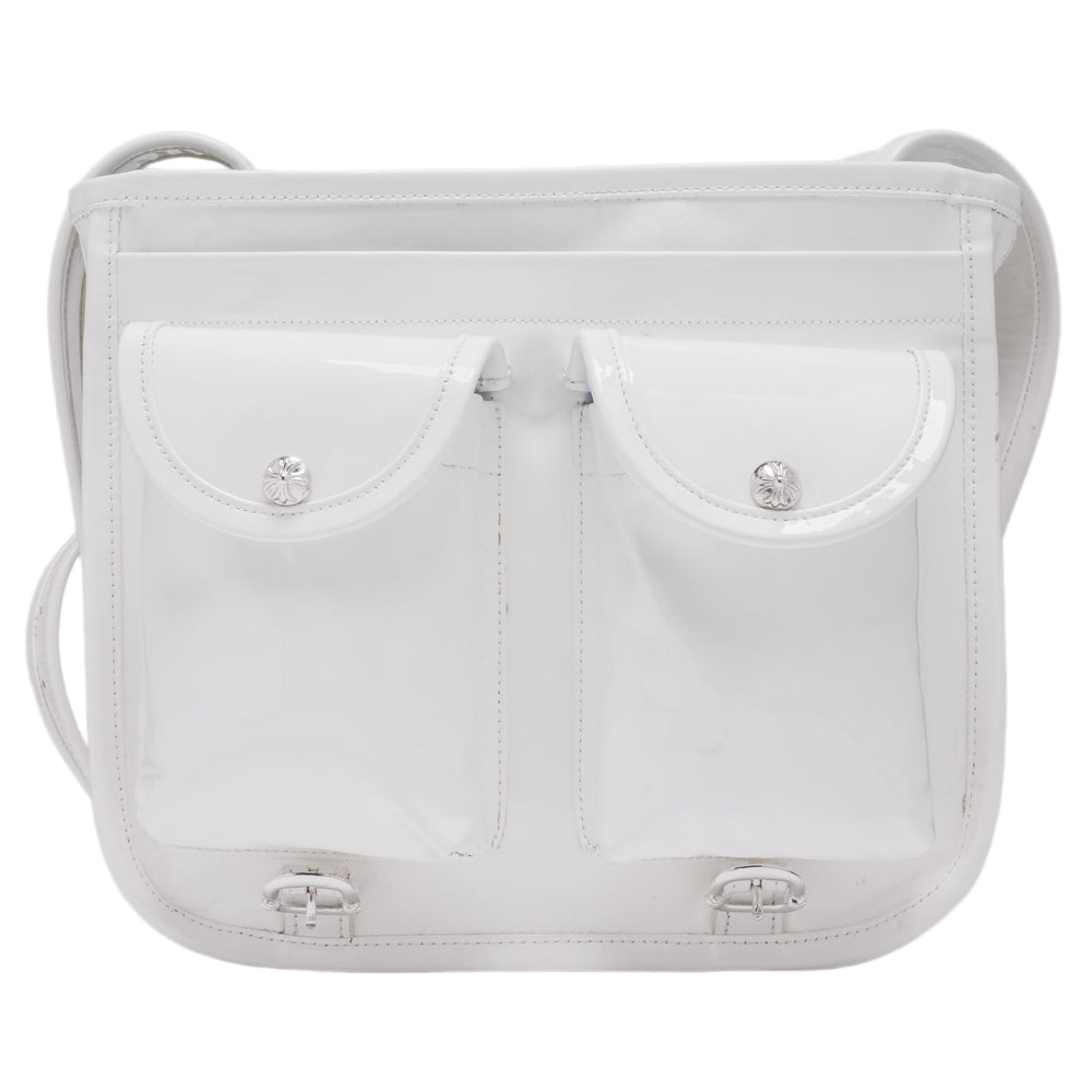 Chrome Hearts 'Multi Color' White Patent Leather Messenger Bag