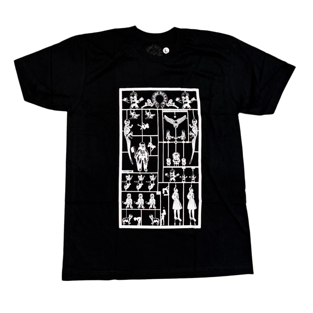 Chrome Hearts Foti 'People Chart' Black Tee