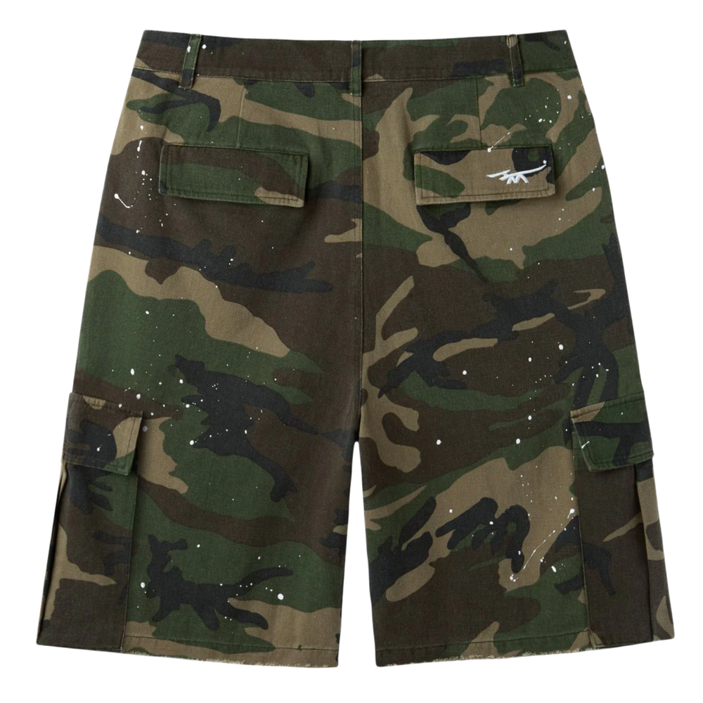 Happy Memories Don't Die HMDD 'Camo' Paint Splatter Shorts