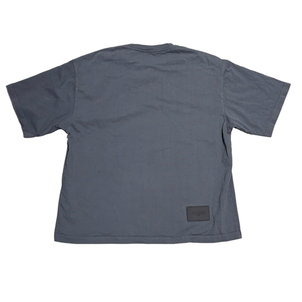 We11Done 'Grey' Oversize Logo Print