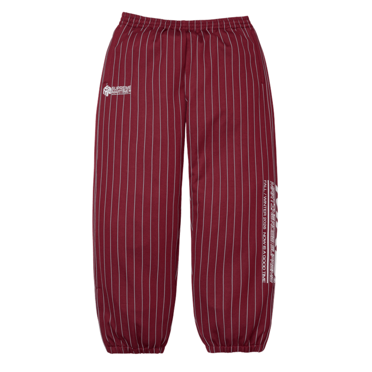 Supreme x Martine Rose 'Burgundy' Track Pants