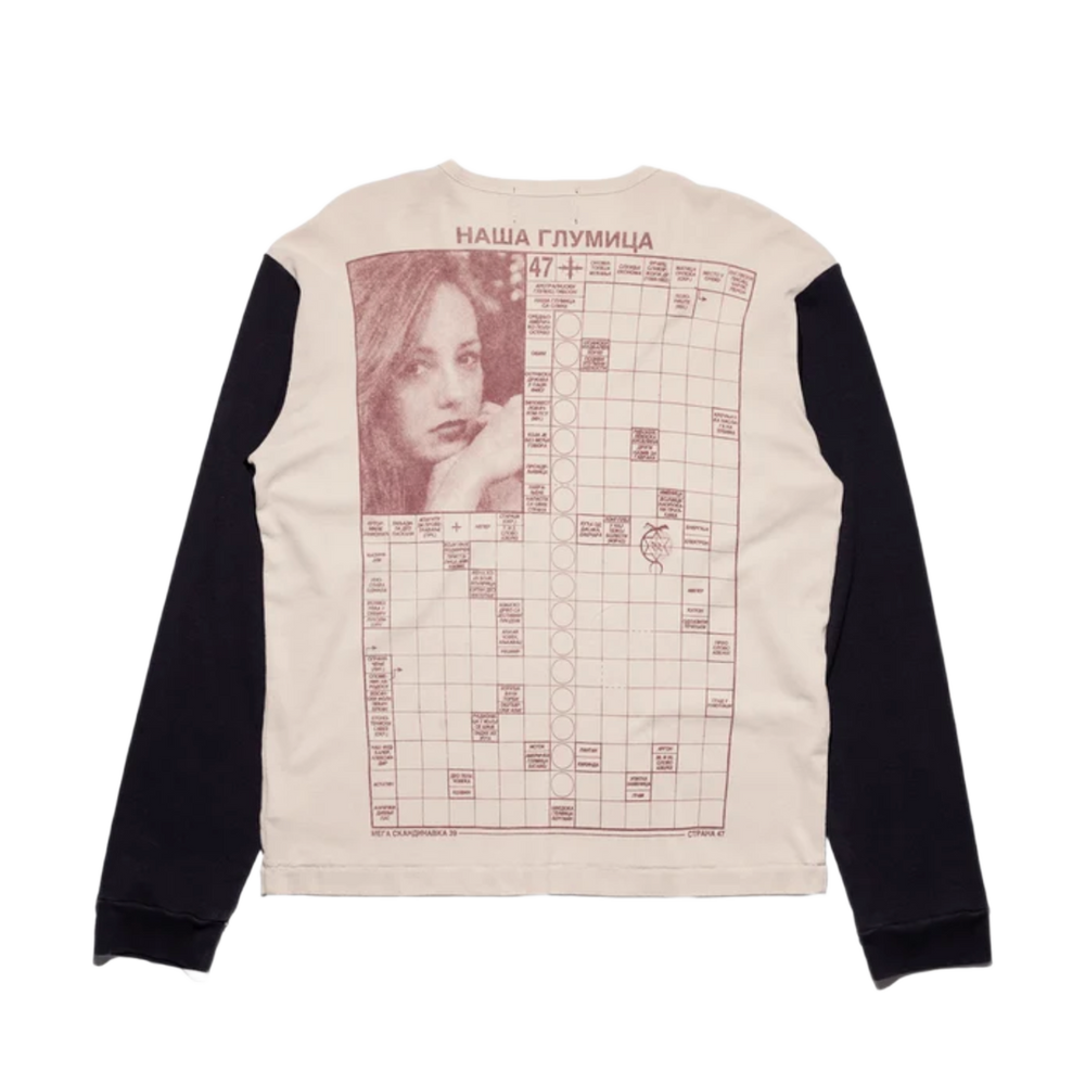 Enfants Riches Déprimés Jack Serbian Fantasy Long-Sleeve T-Shirt 'Cream/Black'