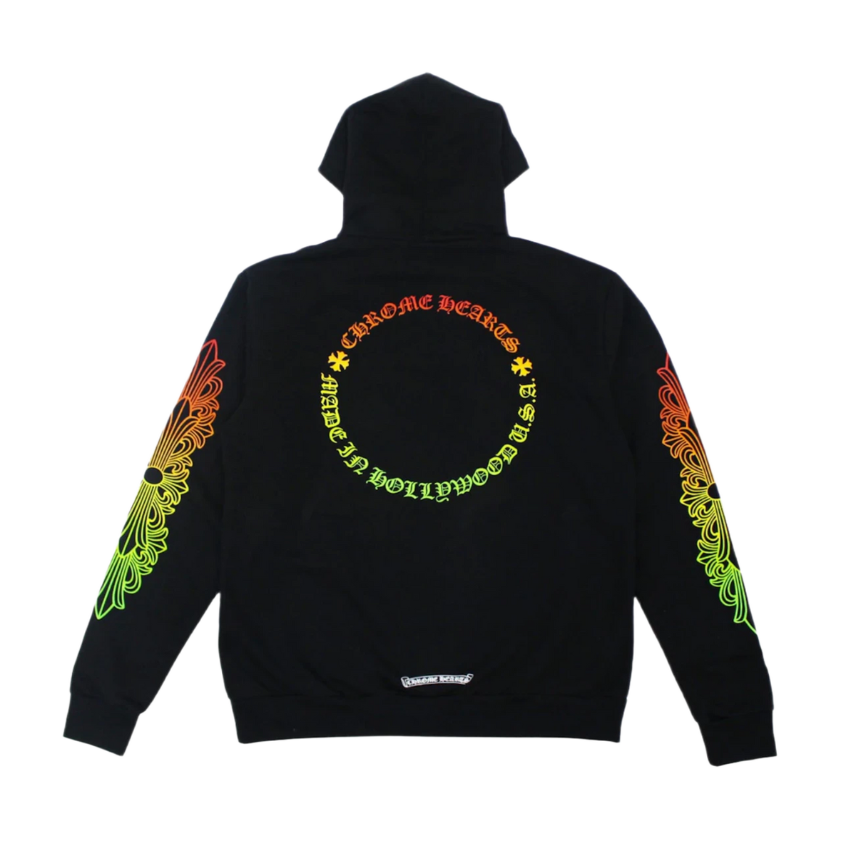 Chrome Hearts 'Black' Floral Gradient Made In Hollywood Hoodie