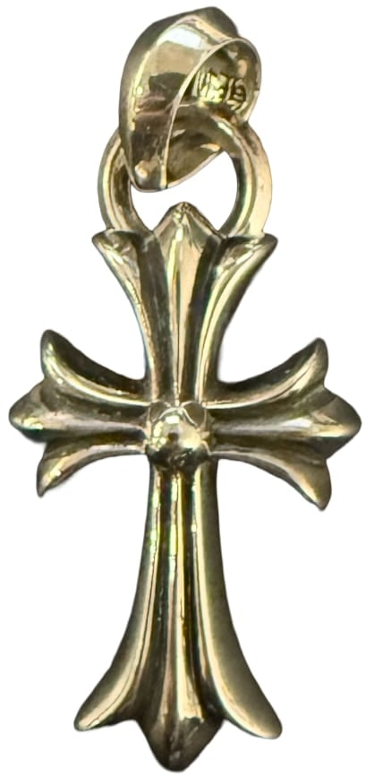 Chrome Hearts 'Silver' 2 in Cross Pendant with Bail