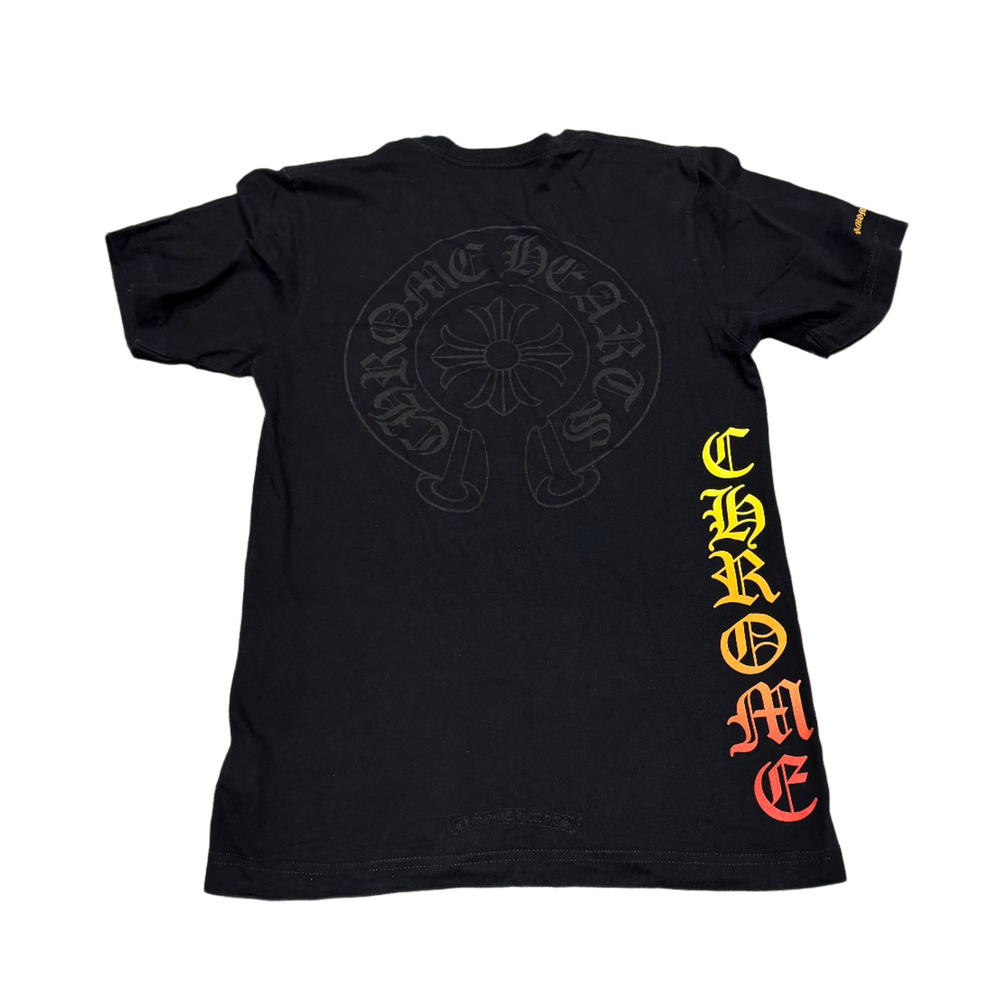 Chrome Hearts 'Sunset Gradient' Horseshoe Black Pocket Tee