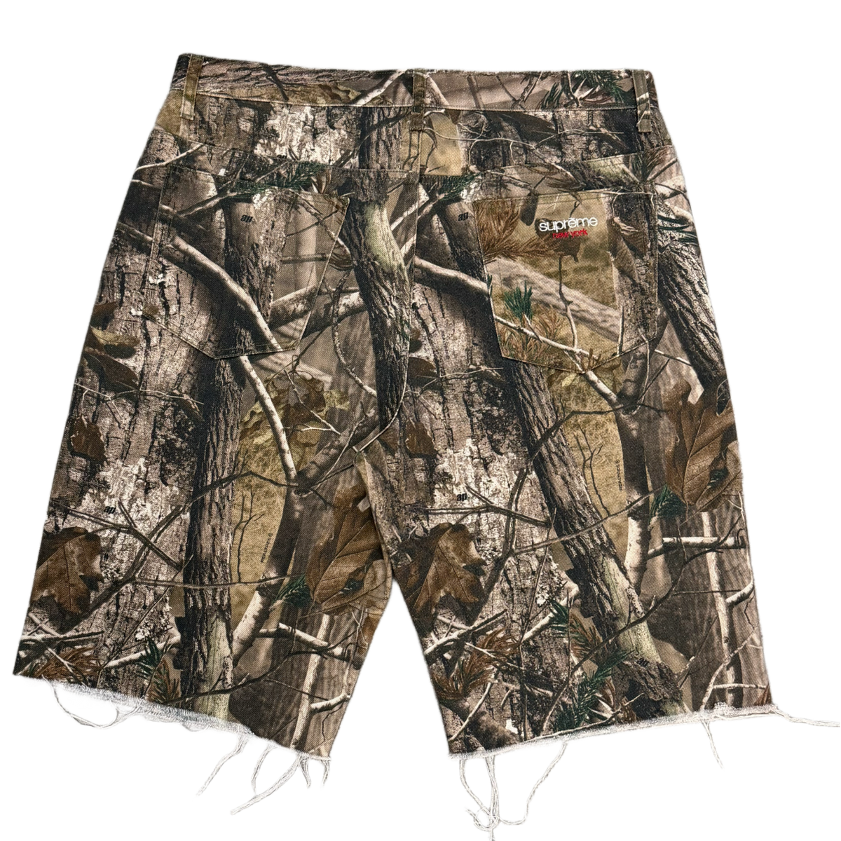 Supreme 'Tree Camo' Denim Shorts