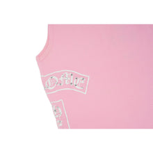 Chrome Hearts Vintage Women's 'Pink' Studded Cross T Bar FUCK YOU Tank Top