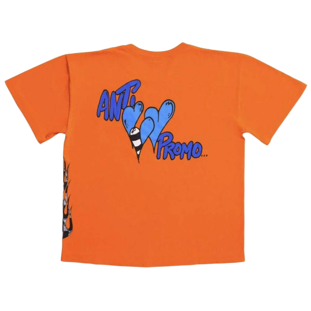 Matty Boy Anti-Promo 'Blue Hearts' Orange Pocket Tee