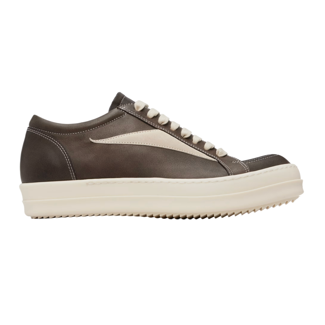 Rick Owens 'Brown Tower' Leather Vintage Sneakers
