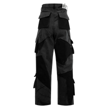 Who Decides War 'Black' Destroyed Paneled Cargo Pants