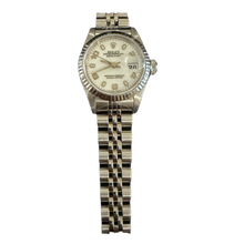 Rolex Datejust Ladies 'White Stainless' 26MM Steel Oyster Bracelet Watch