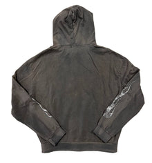 Bossi 'Washed Grey and White' Rhinestone Zip-Up