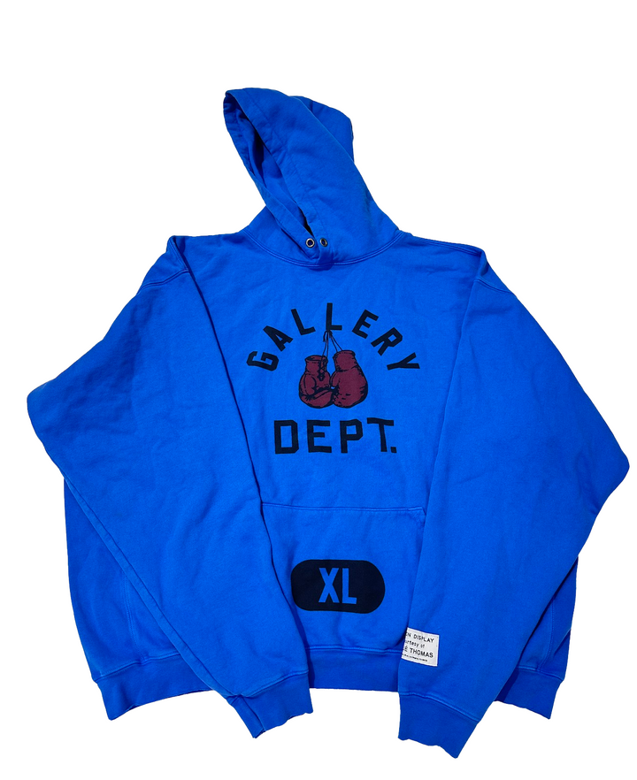 Gallery Dept. 'Boxing Merch' Blue Hoodie