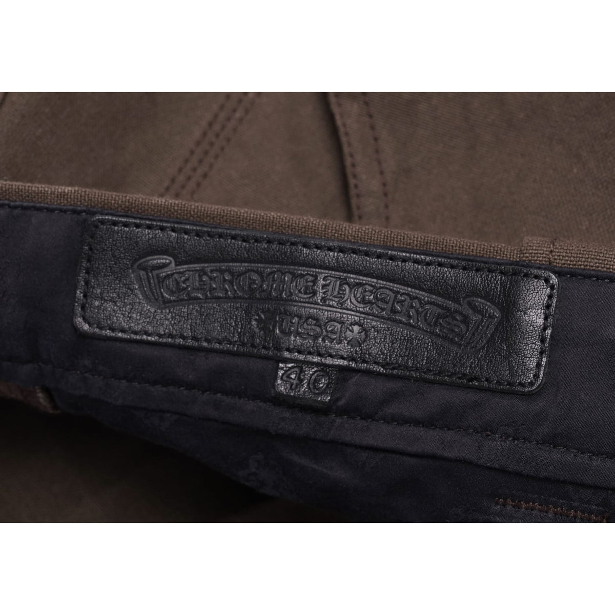 Chrome Hearts 'Double Knee 12 Patch' Brown Carpenter Shorts