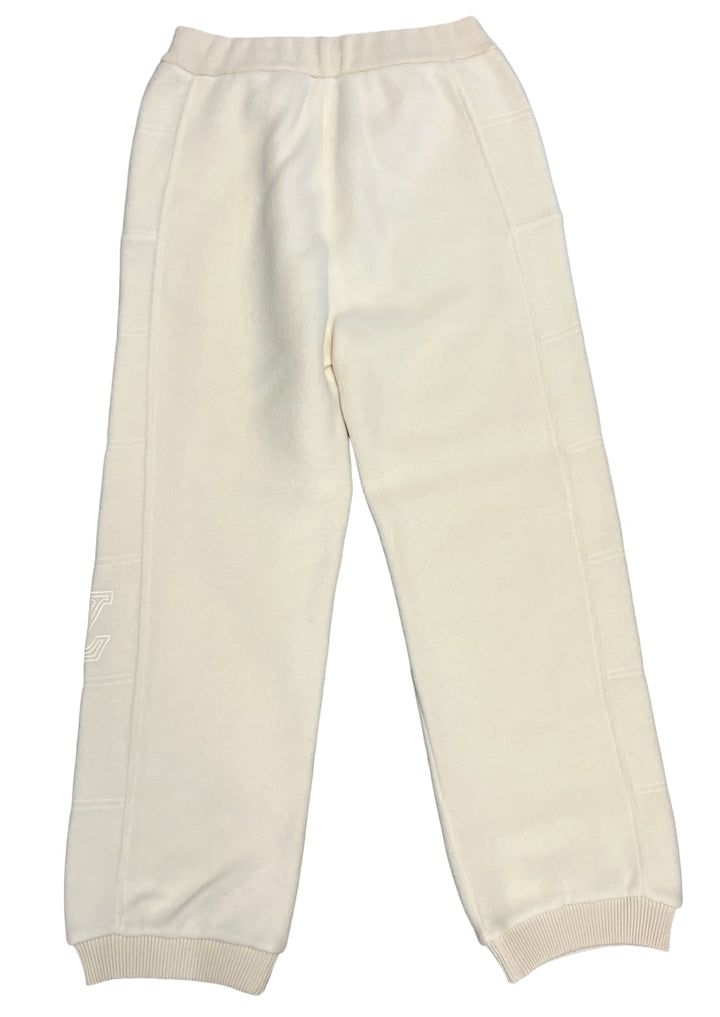 Louis Vuitton 'Cream' Fleece Sweatpants
