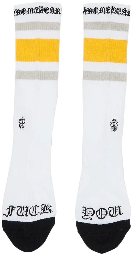 Chrome Hearts Multi Color 'Miami' Striped Socks
