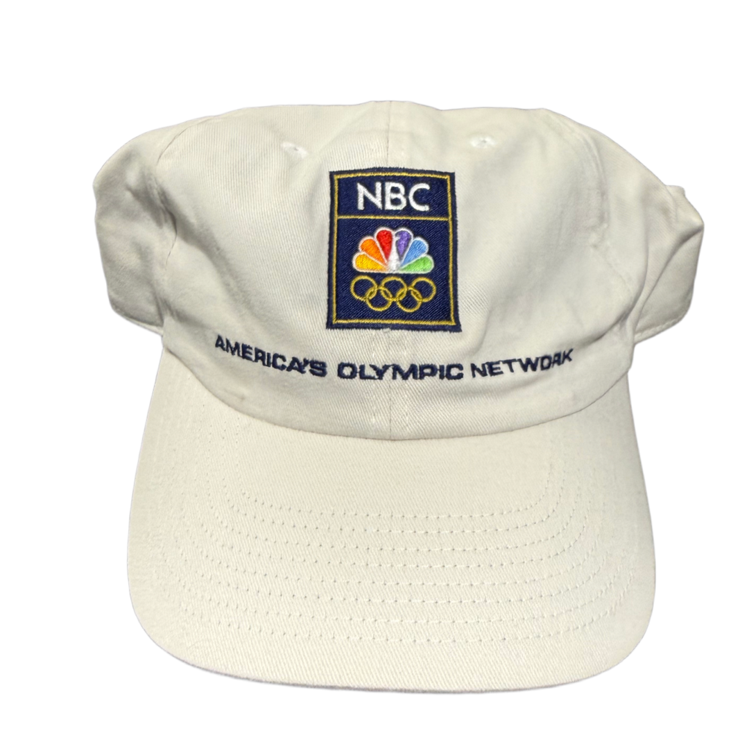 NBC 'America's Olympic Network' White Adjustable Vintage Hat