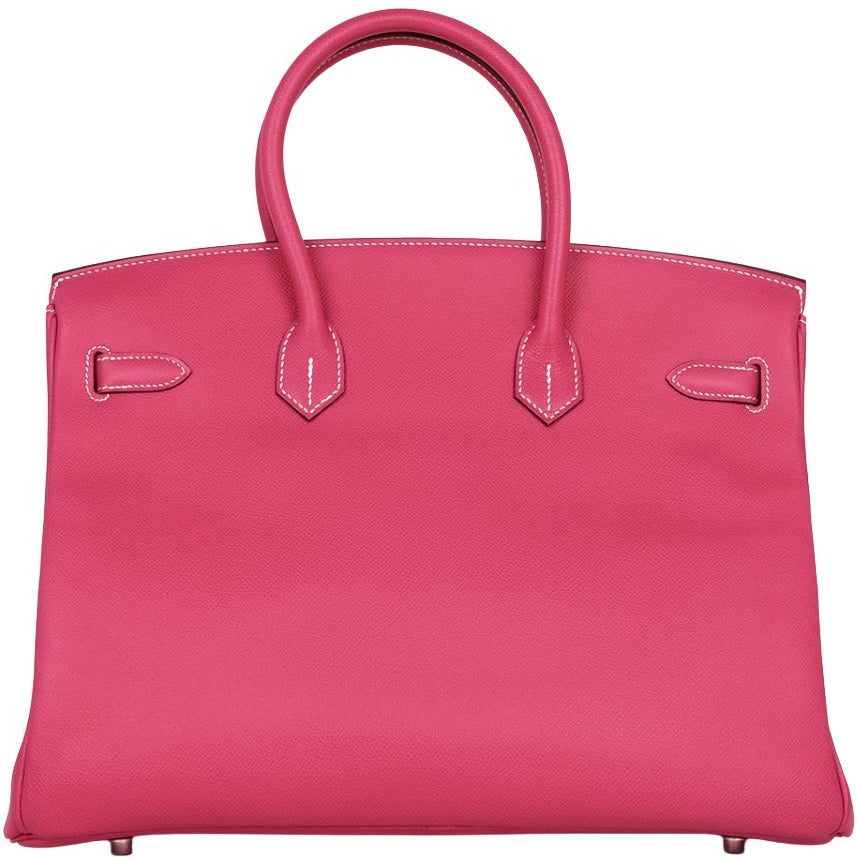 Hermès Birkin 'Rose' Tyrien Epsom 35 Palladium Hardware