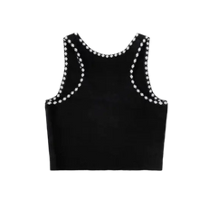Chrome Hearts 'Black' Women's Cropped Knit Tank Top