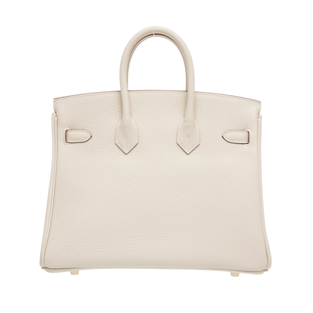 Hermès 'Beige' Togo Birkin 25 Bag