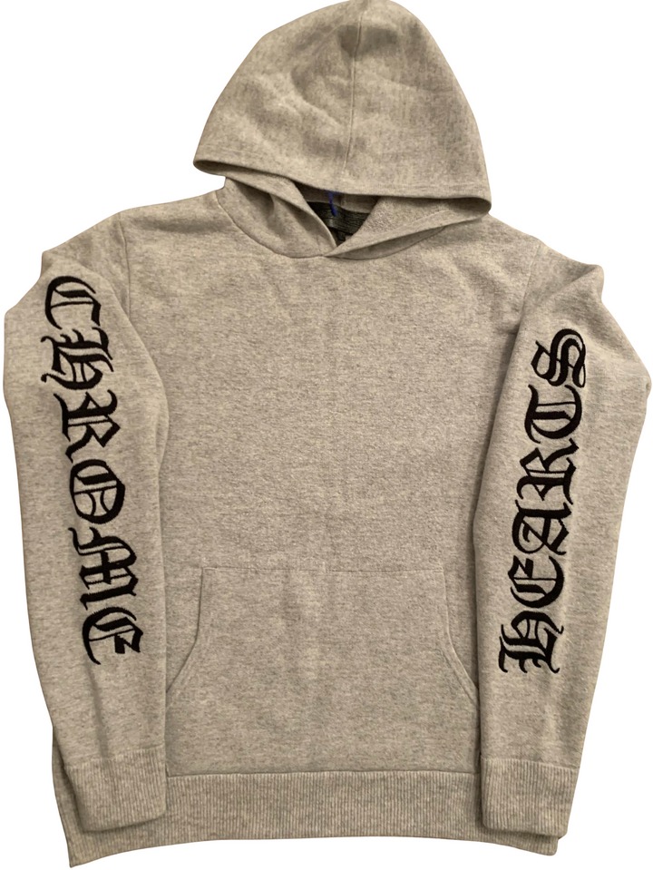 Chrome Hearts 'Grey Cashmere' Embroidered Hoodie