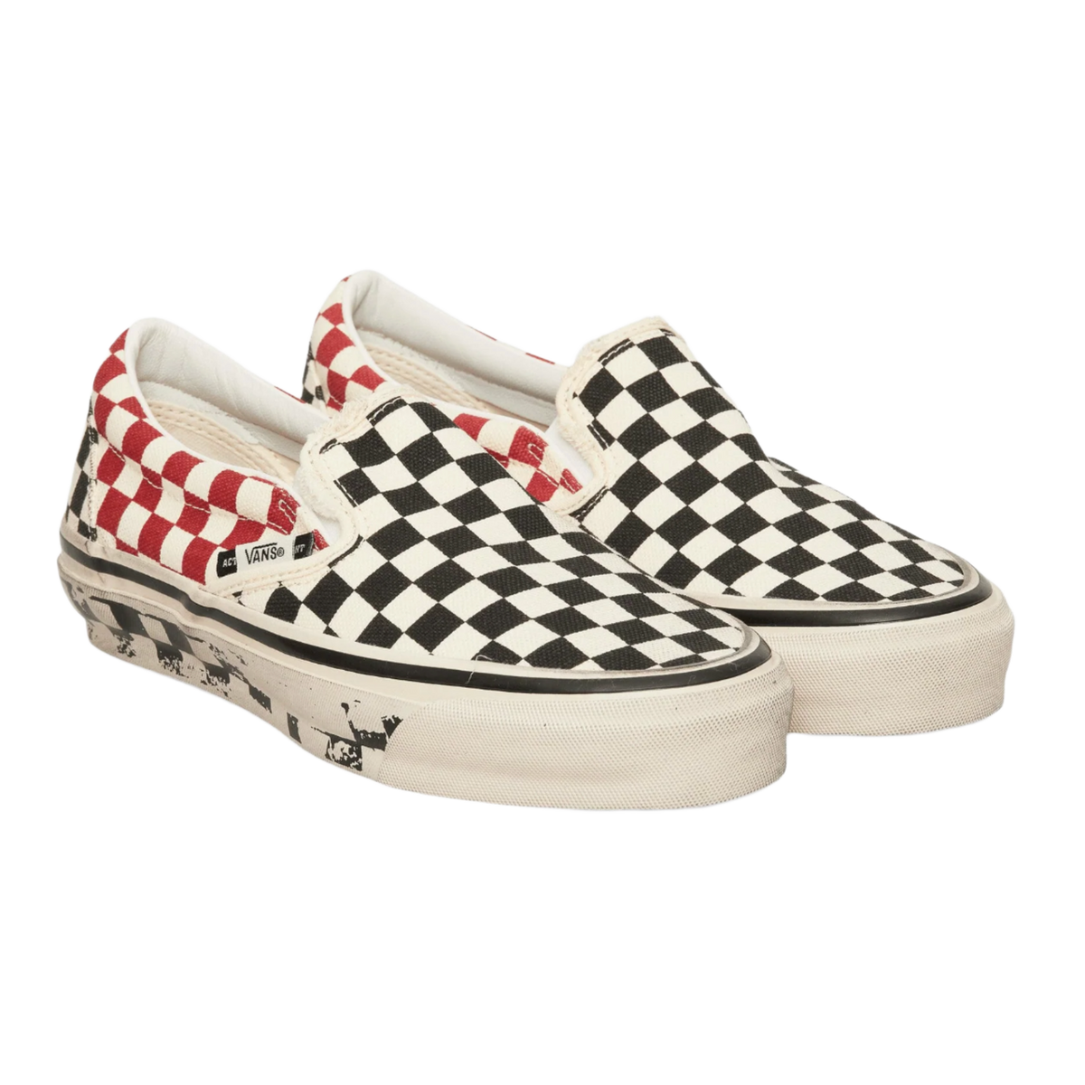 Vans LX Classic Slip-On 98 Act of Disagreement 'Black Checkerboard'