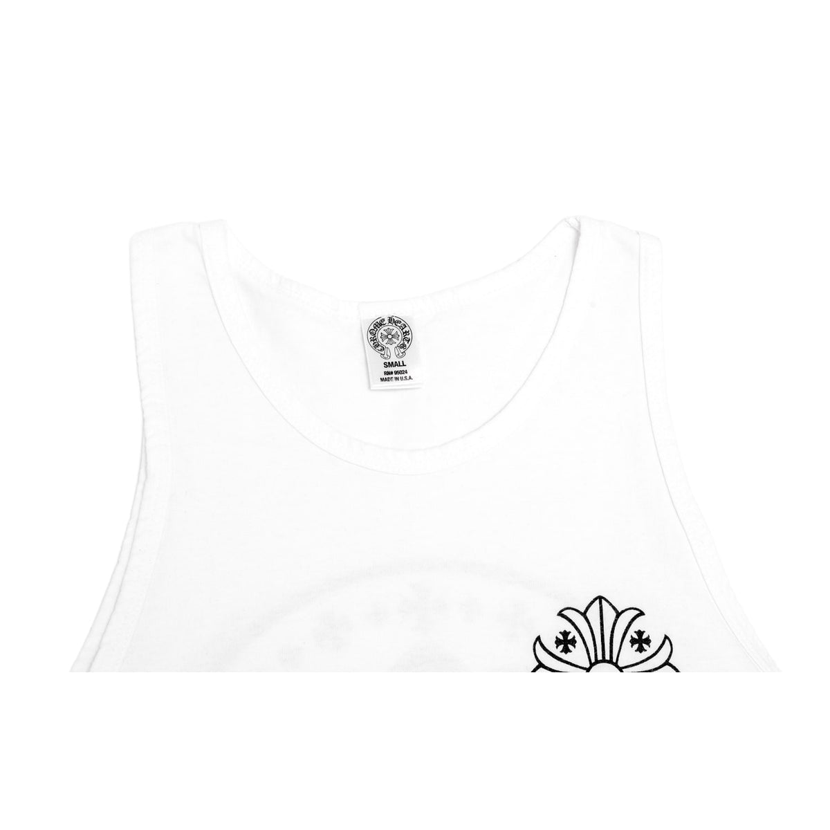 Chrome Hearts Vintage 'White' Plus Cross Tank Top