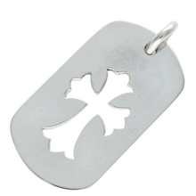 Chrome Hearts 'Silver' Cross Cut Out Dog Tag Necklace