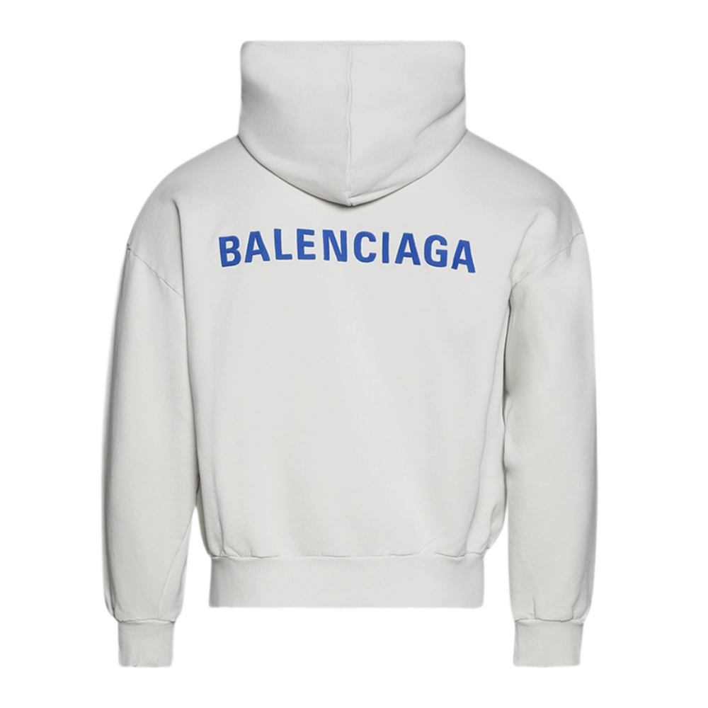Balenciaga 'Sport Blue Logo' Dirty White Zip-Up