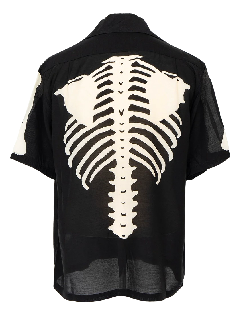 Kapital Bone Rayon Silk Shirt Black