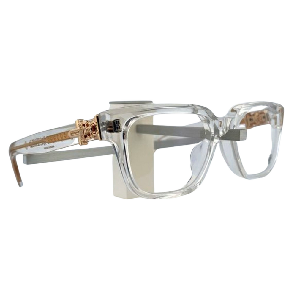 Chrome Hearts 'Vagillionaire II' 18k Gold Crystal Glasses