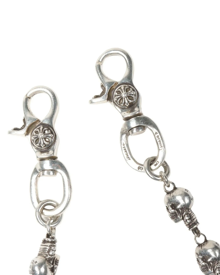 Chrome Hearts Foti 'Skull' 21in Wallet Chain