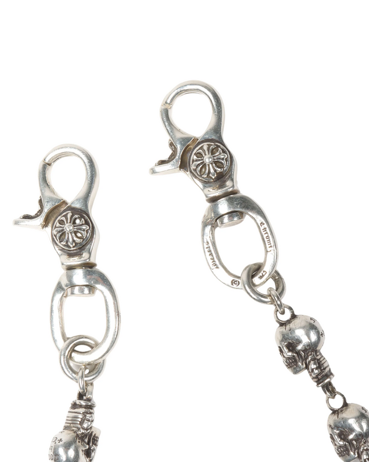Chrome Hearts Foti 'Skull' 21in Wallet Chain