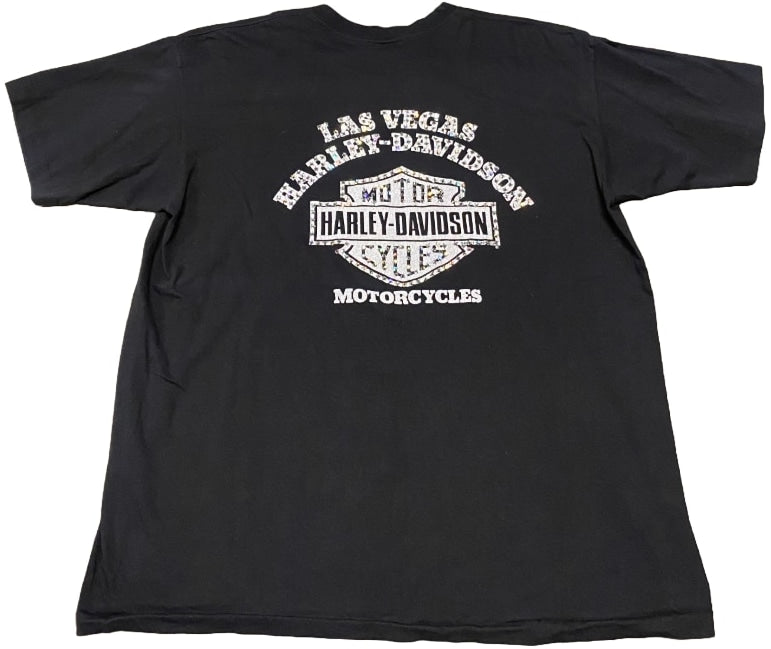 Harley Davidson 'Sweet Chrome' Rhinestone Vintage Tee