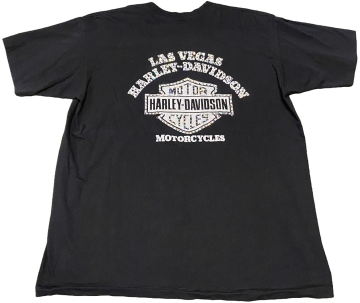 Harley Davidson 'Sweet Chrome' Rhinestone Vintage Tee