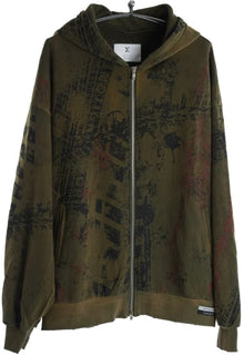 Emotional World 'Green' Afterwar Zip Up Hoodie