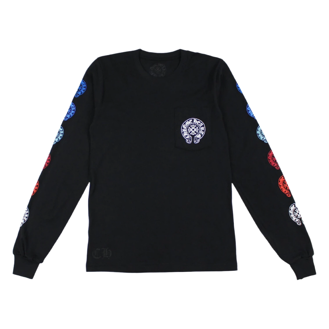 Chrome Hearts Multi Color Horse Shoe Longsleeve 