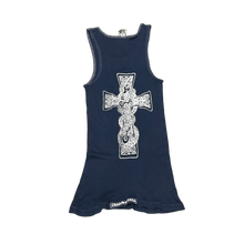 Chrome Hearts 'Navy Blue' Vintage Celtic Cross Tank Top