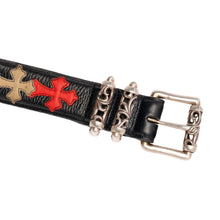 Chrome Hearts 'Multicolor' Cemetery Patch Double Roller Belt