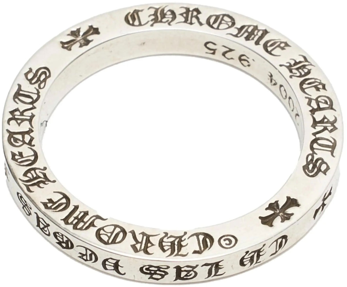 Chrome Hearts 'Spacer' Las Vegas 3MM Silver Ring
