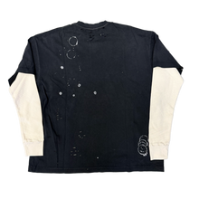 Satoshi Nakamoto 'Bleached Black' Luke Thermal Longsleeve